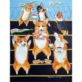 Patioplus 11 x 15 In. Go Team Corgi Flag, Garden Size PA2554676